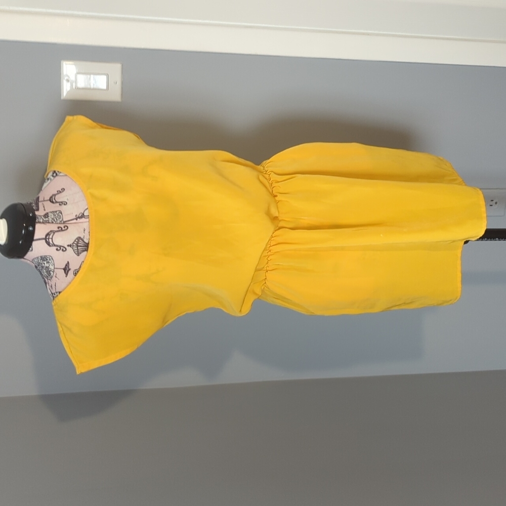 Sunflower yellow summer dress